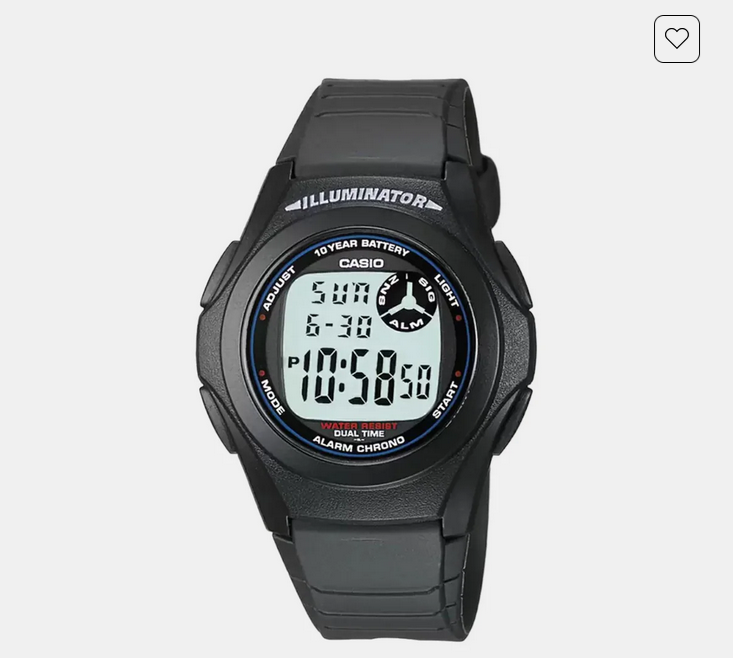 Youth Unisex Quartz Black Dial Digital Resin Watch D027