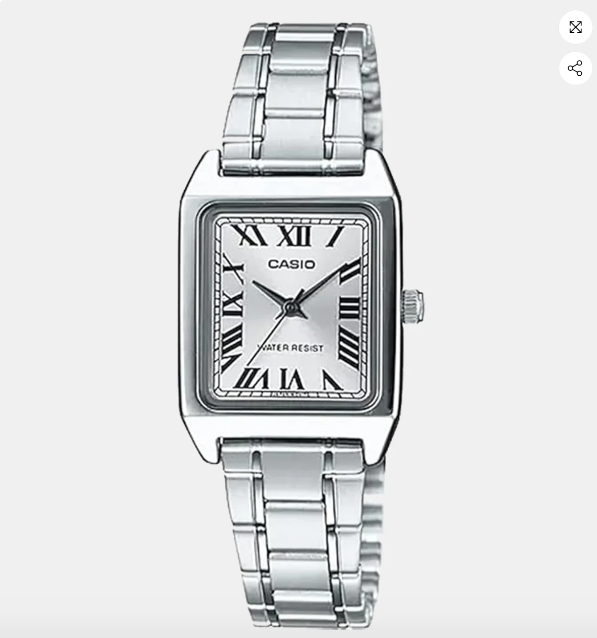 Enticer Women Silver Dial Analog Stainless Steel Watch LTP-V007D-7BUDF