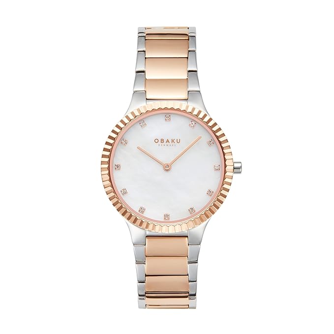 Obaku Analog White Dial Women's Watch