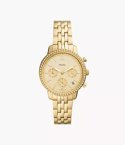 Fossil Neutra Chronograph Gold-Tone Stainless Steel Watch