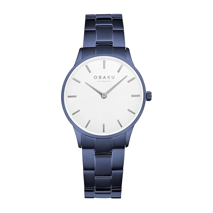 Obaku LYNG Lille Deni Analog Silver Dial Women's Watch