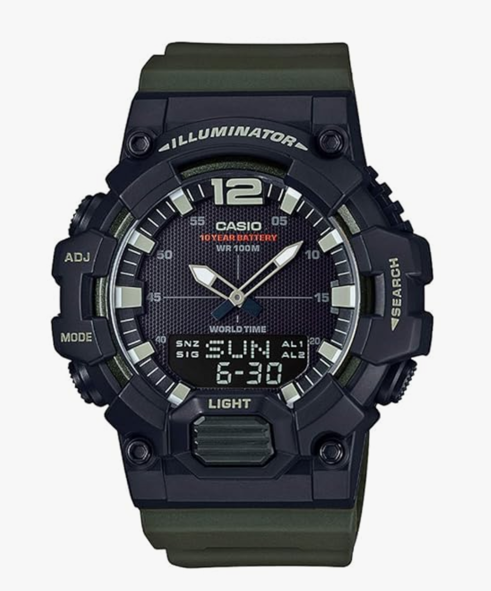 Casio Youth Digital Analog-Digital Black Dial Men's Watch - HDC-700-3AVDF