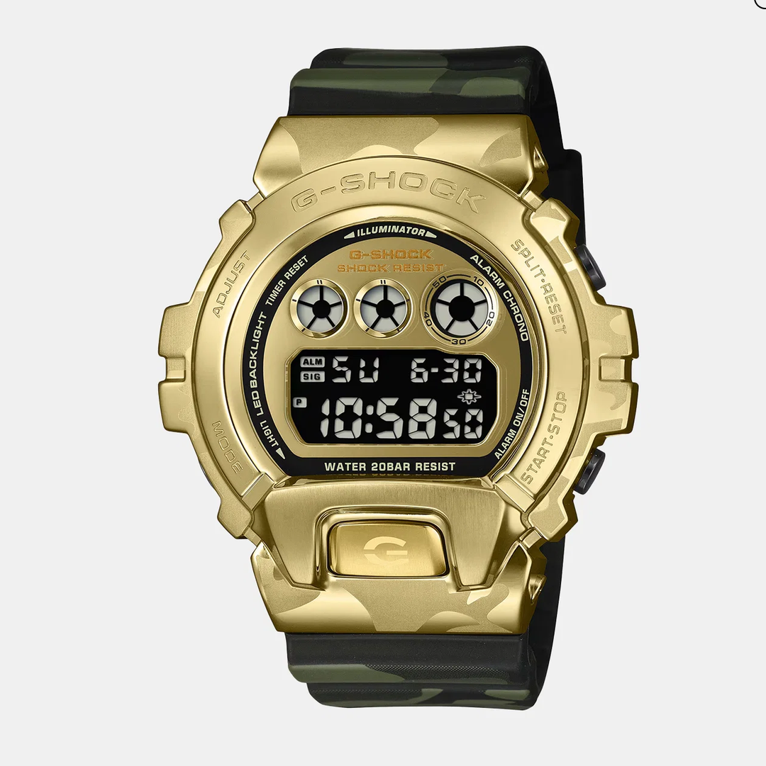 G-Shock Men Quartz Black Dial Digital Resin Watch G1808