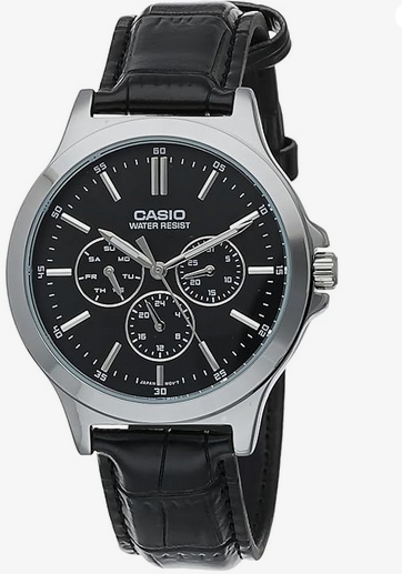 Casio Analog Black Dial Men's Watch - MTP-V300L-1AUDF
