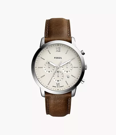 Neutra Chronograph Brown Leather Watch