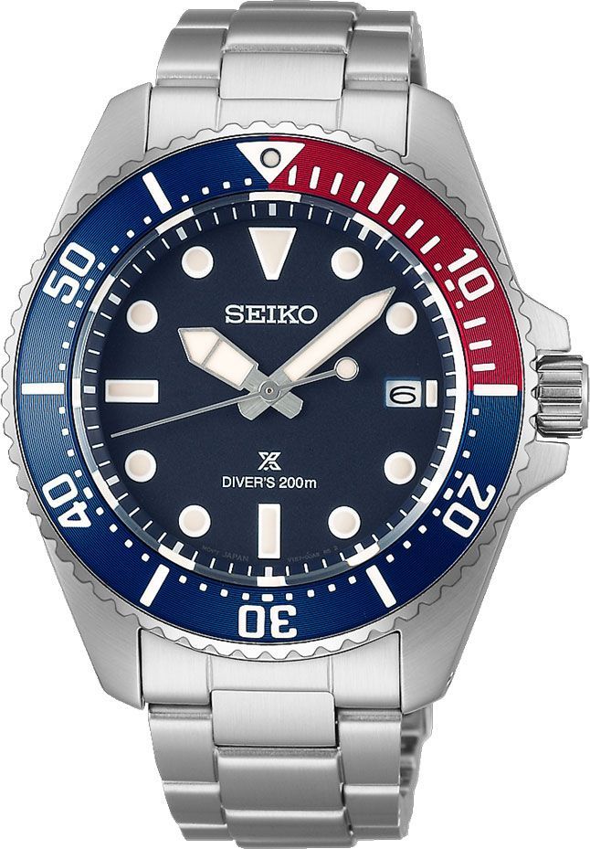 Seiko Seiko Prospex Solar Diver’s in Blue-Red-Blue