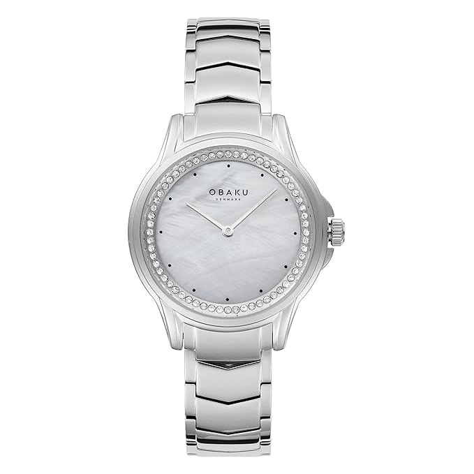 Obaku Jasmin Stone Analog Gray Dial Women's Watch