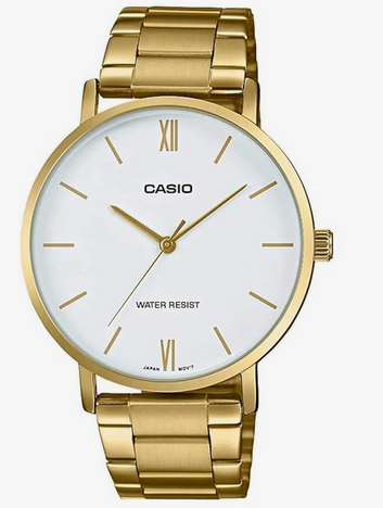 Casio Enticer Analog White Dial Men's Watch MTP-VT01G-7BUDF(A1780)