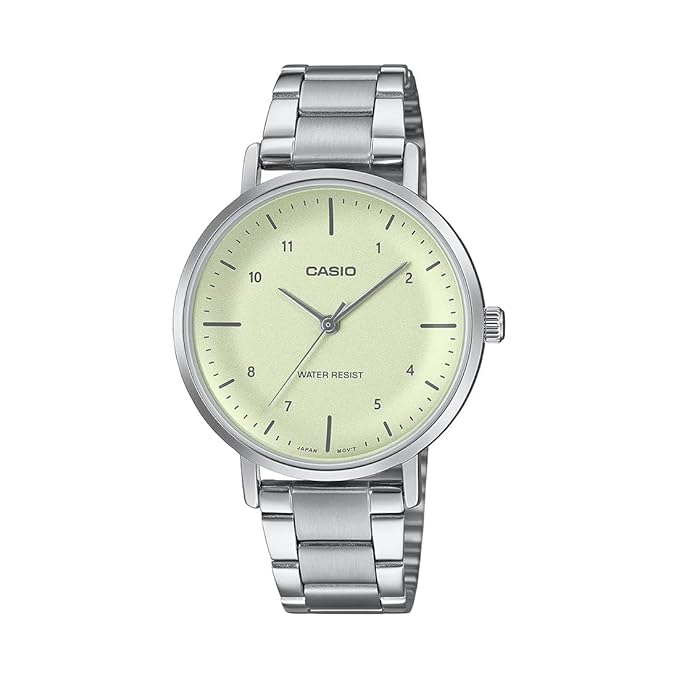 Casio Enticer Analog Green Dial Women LTP-VT03D-3BDF