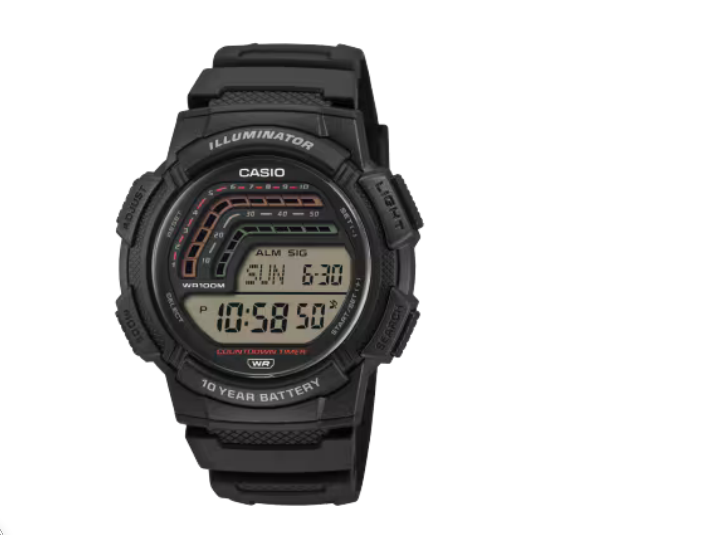 CASIO MENS RESIN WS-1800-1AVDF - A2532