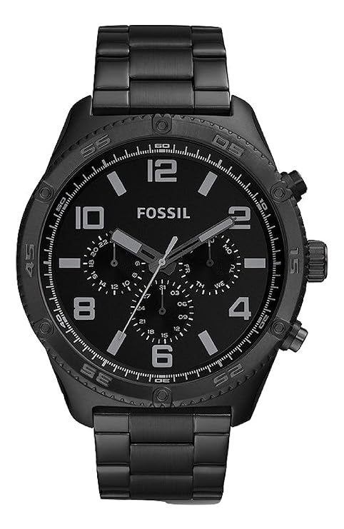 Fossil Stainless Steel Brox Analog Black Dial Men Watch