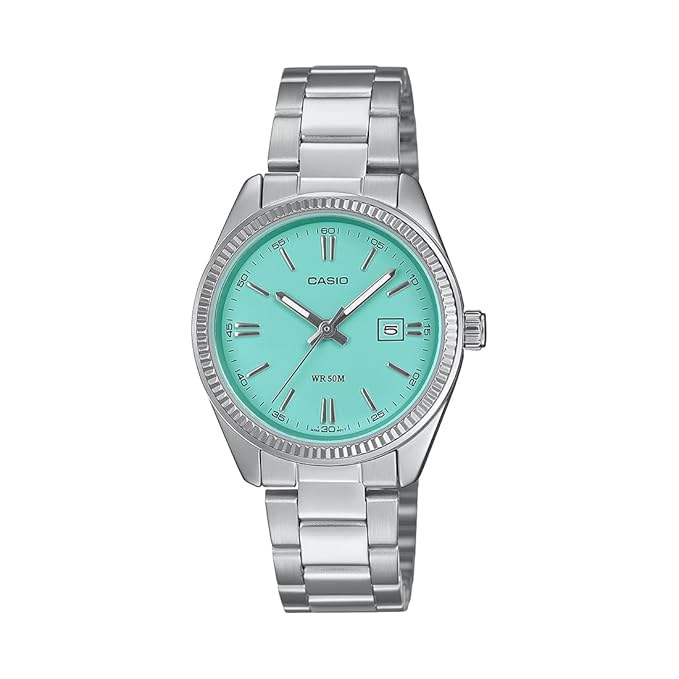 Enticer Women Quartz Blue Dial Watch LTP-1302PD-2A2VEF