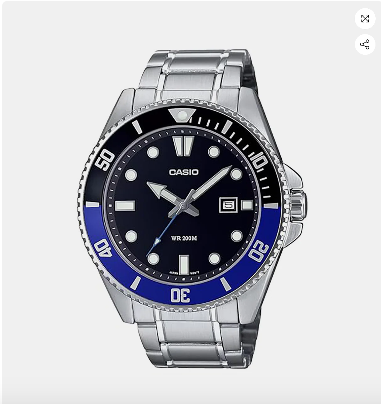 Enticer Men Quartz Black Dial Analog Resin Watch MDV-107D-1A2VDF