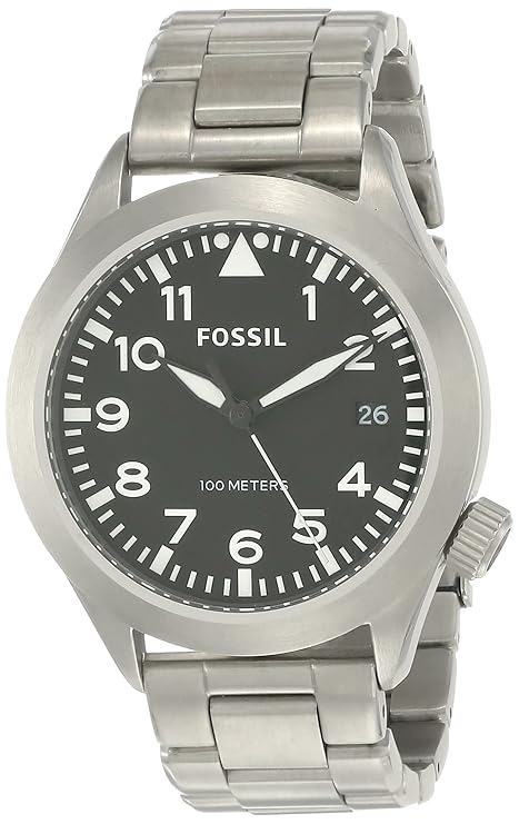 Fossil Retro Trav Analog Grey Dial Men's Watch