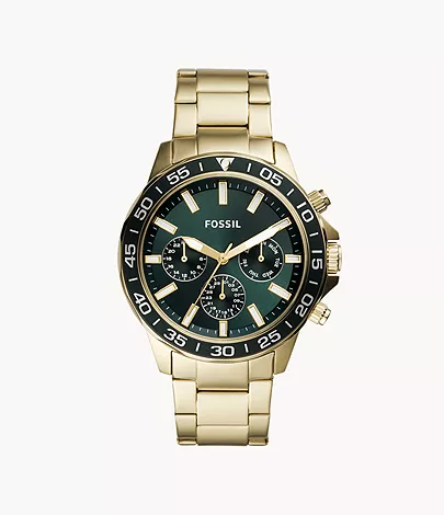 Fossil Bannon Multifunction Gold-Tone Stainless Steel Watch