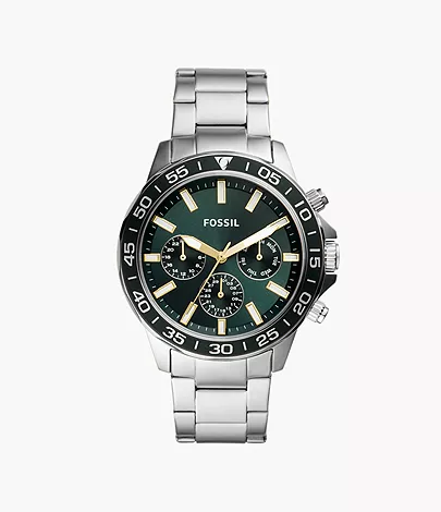 Bannon Multifunction Stainless Steel Watch