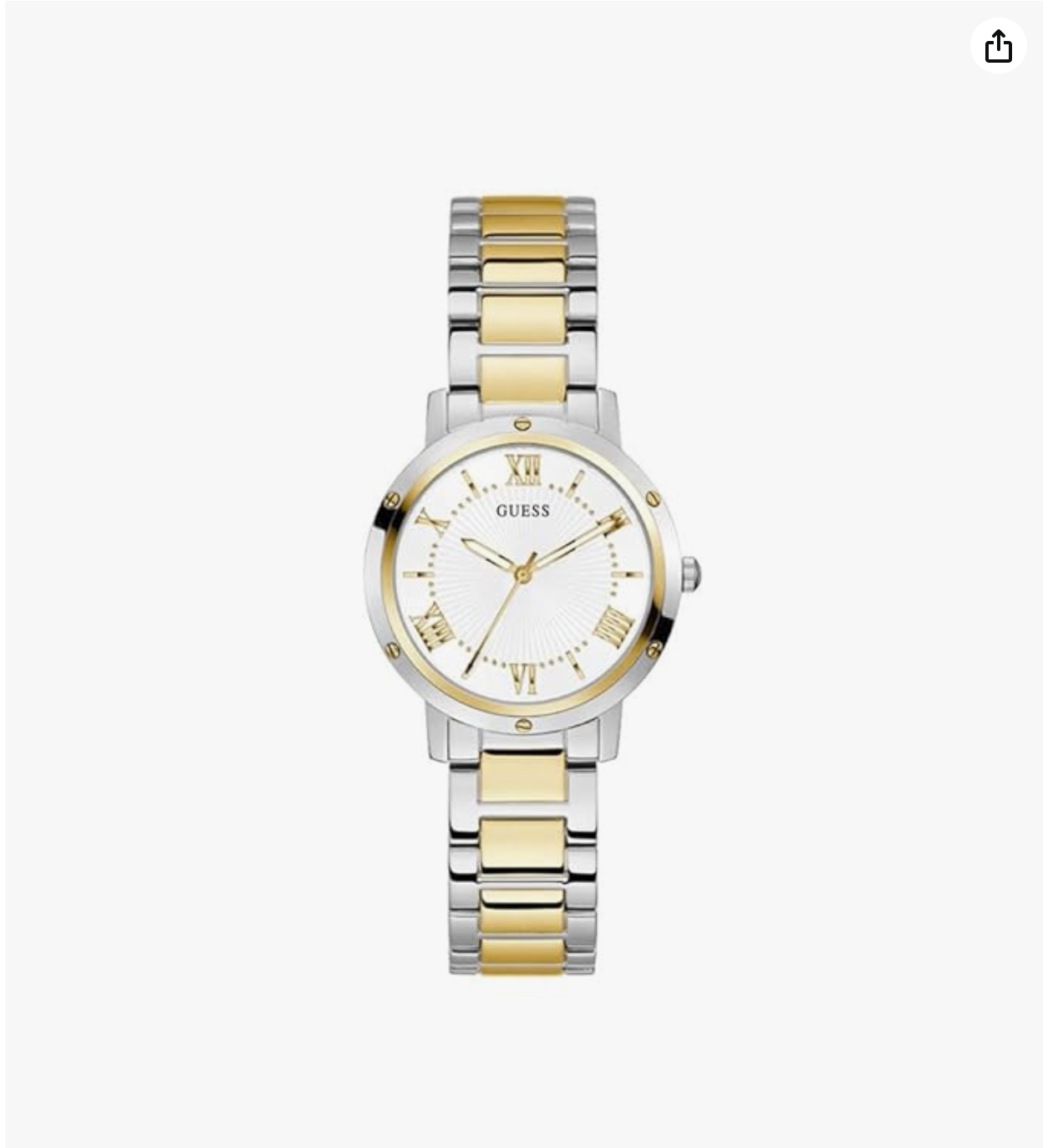 GUESS Dawn Collection Analog White Dial Women's Watch-GW0404L2