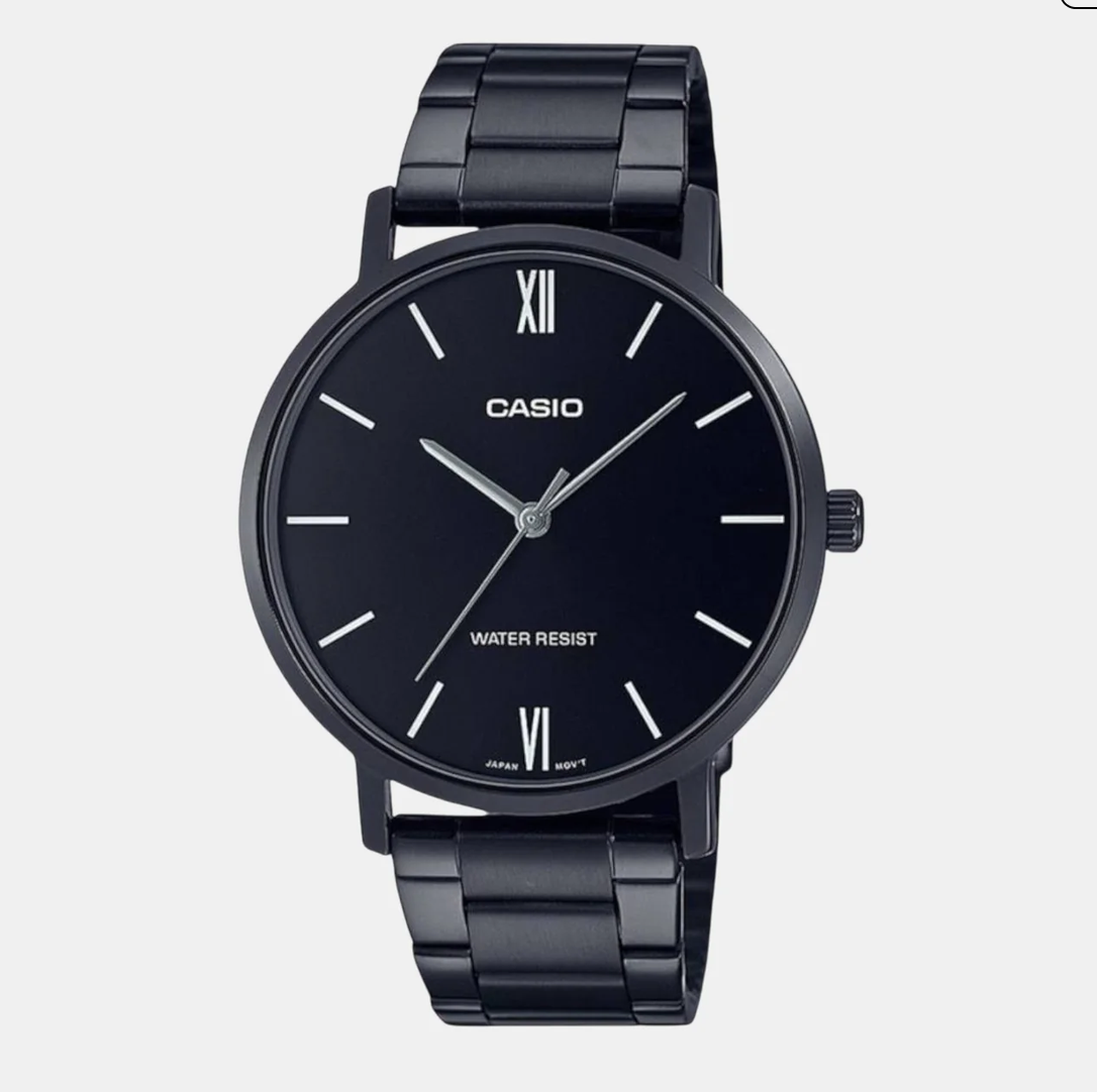 Casio Enticer Men Analog Black Dial Men MTP-VT01B-1BUDF (A1973)