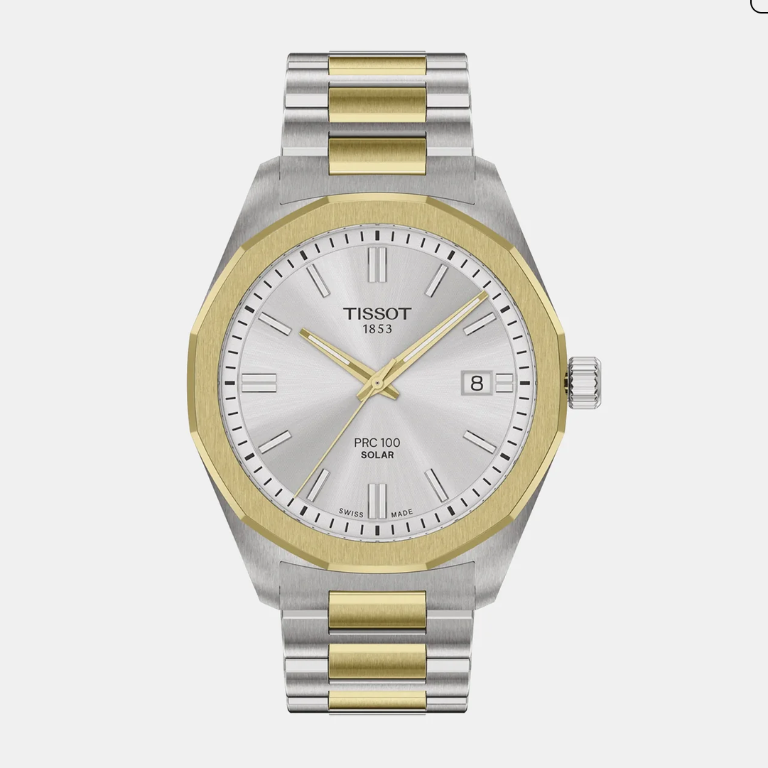 Classic Contemporary Women Quartz Silver Dial Analog Stainless Steel Watch