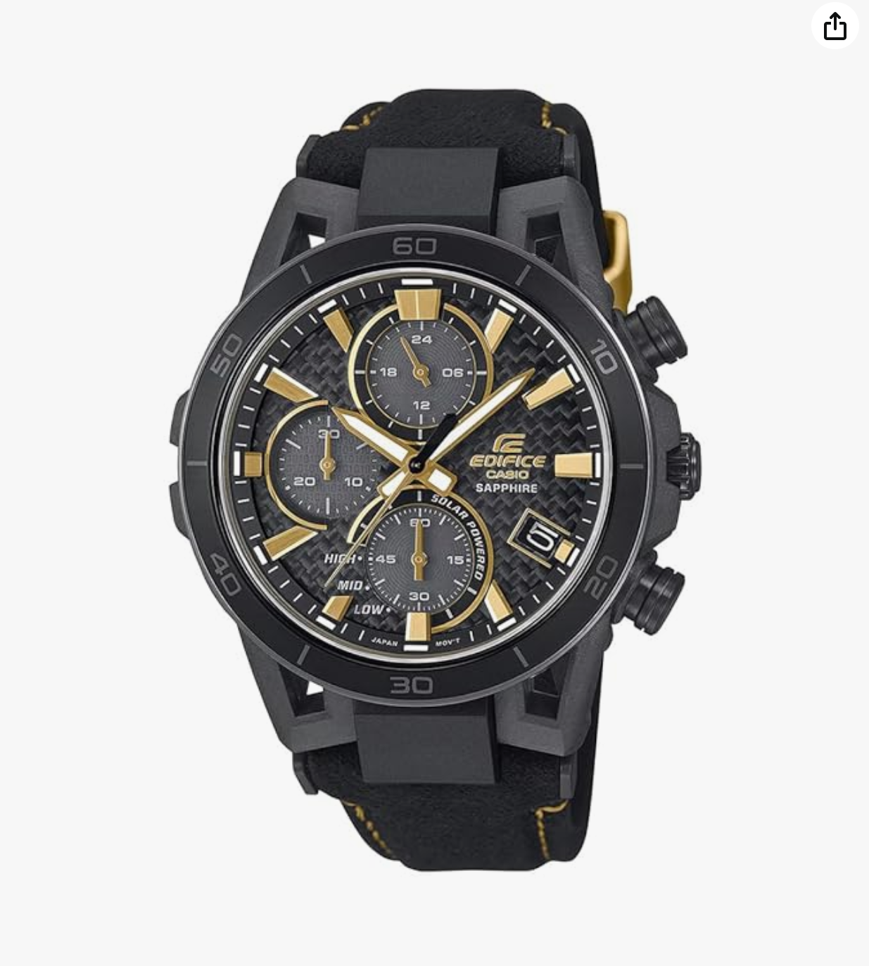 Edifice Analog Watch - For Men - EFS-S640ZE-1ADR