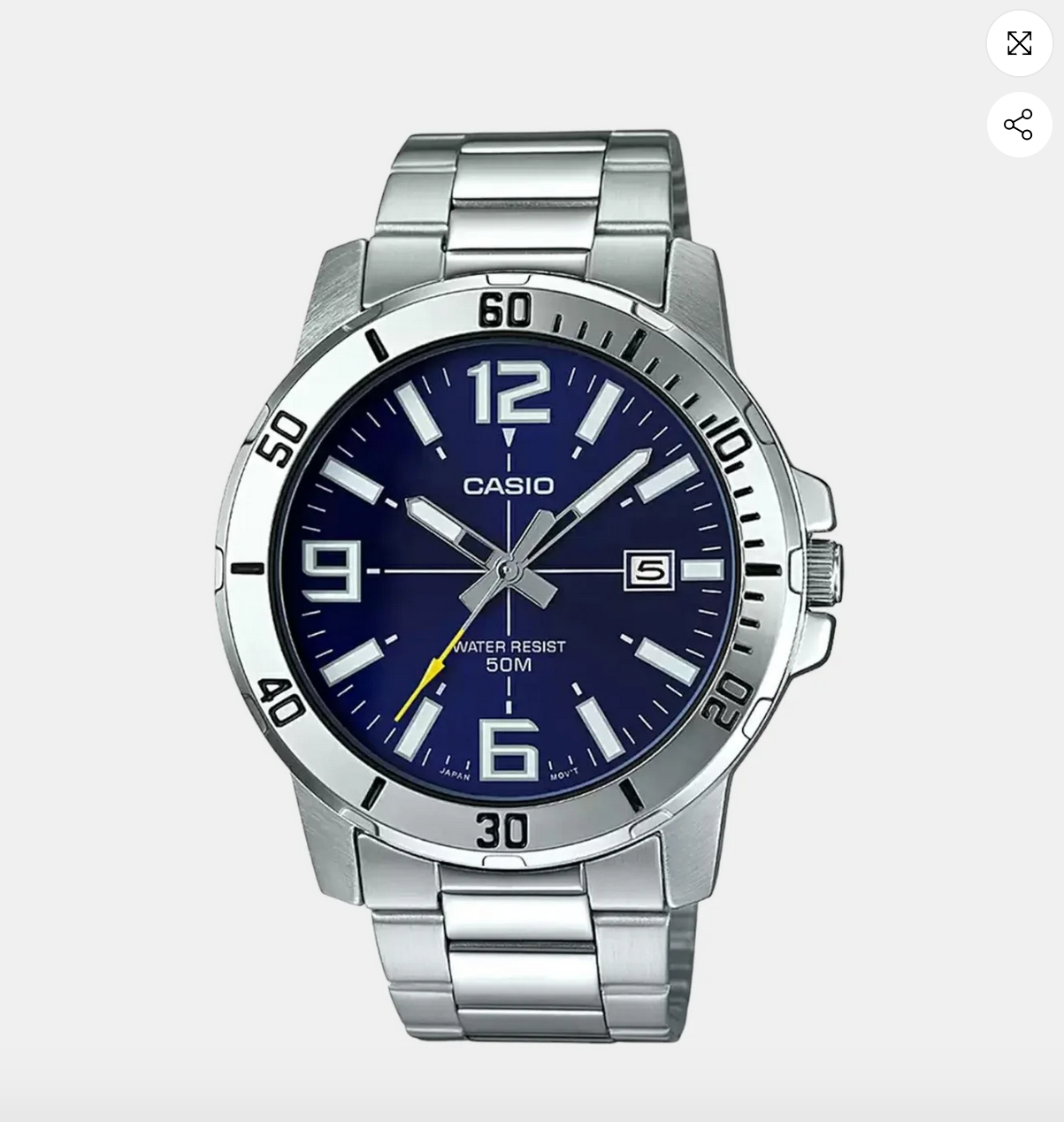 Enticer Men Analog Stainless Steel Watch - MTP-VD01D-2BVUDF