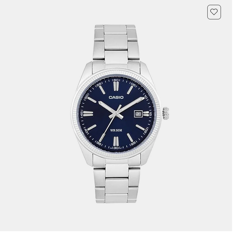 Enticer Men Quartz Blue Dial Analog Stainless Steel Watch A2227