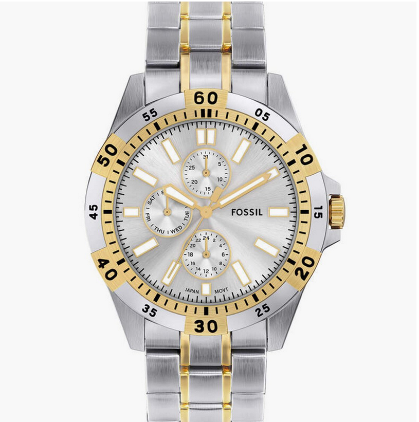 Garrett Multifunction Two-Tone Stainless Steel Watch