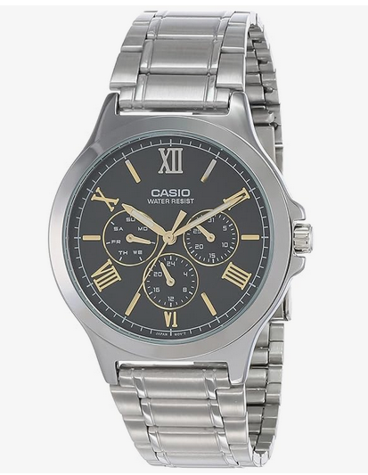 Enticer Men Black Analogue Watch A1683 MTP-V300D-1A2UDF