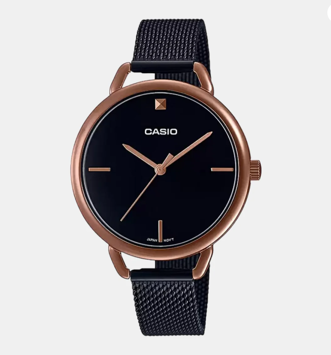 Enticer Women's Analog Stainless Steel Watch  - LTP-E415MBR-1CDF