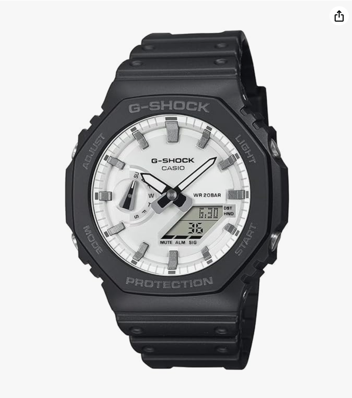 G-Shock Analog-Digital Watch - For Men -GA-2100WD-1ADR