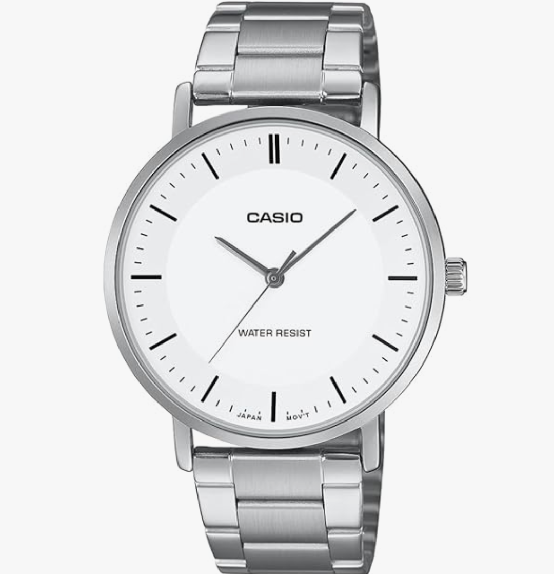 Casio Enticer Men MTP-VT04D-7EDF Analog White Dial Men