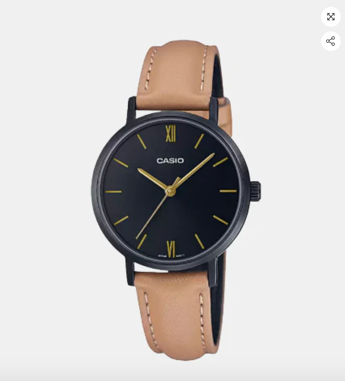 Enticer Women's Analog Leather Watch - LTP-VT02BL-1AUDF