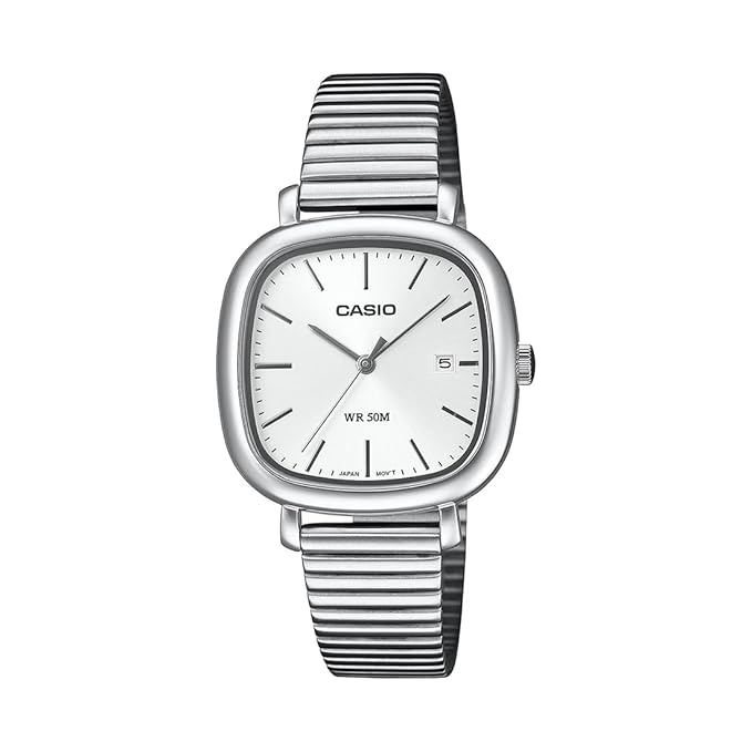 Casio Enticer  Analog Silver Dial Women LTP-B166D-7AVDF