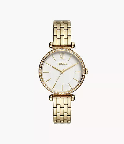Fossil Tillie Three-Hand Gold-Tone Stainless Steel Watch