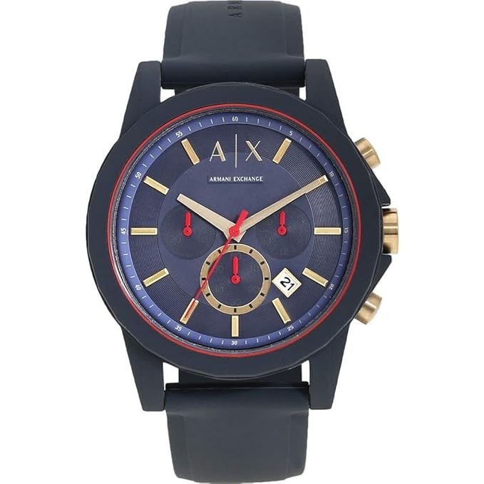 Armani Exchange Mens Chronograph Synthetic Watch