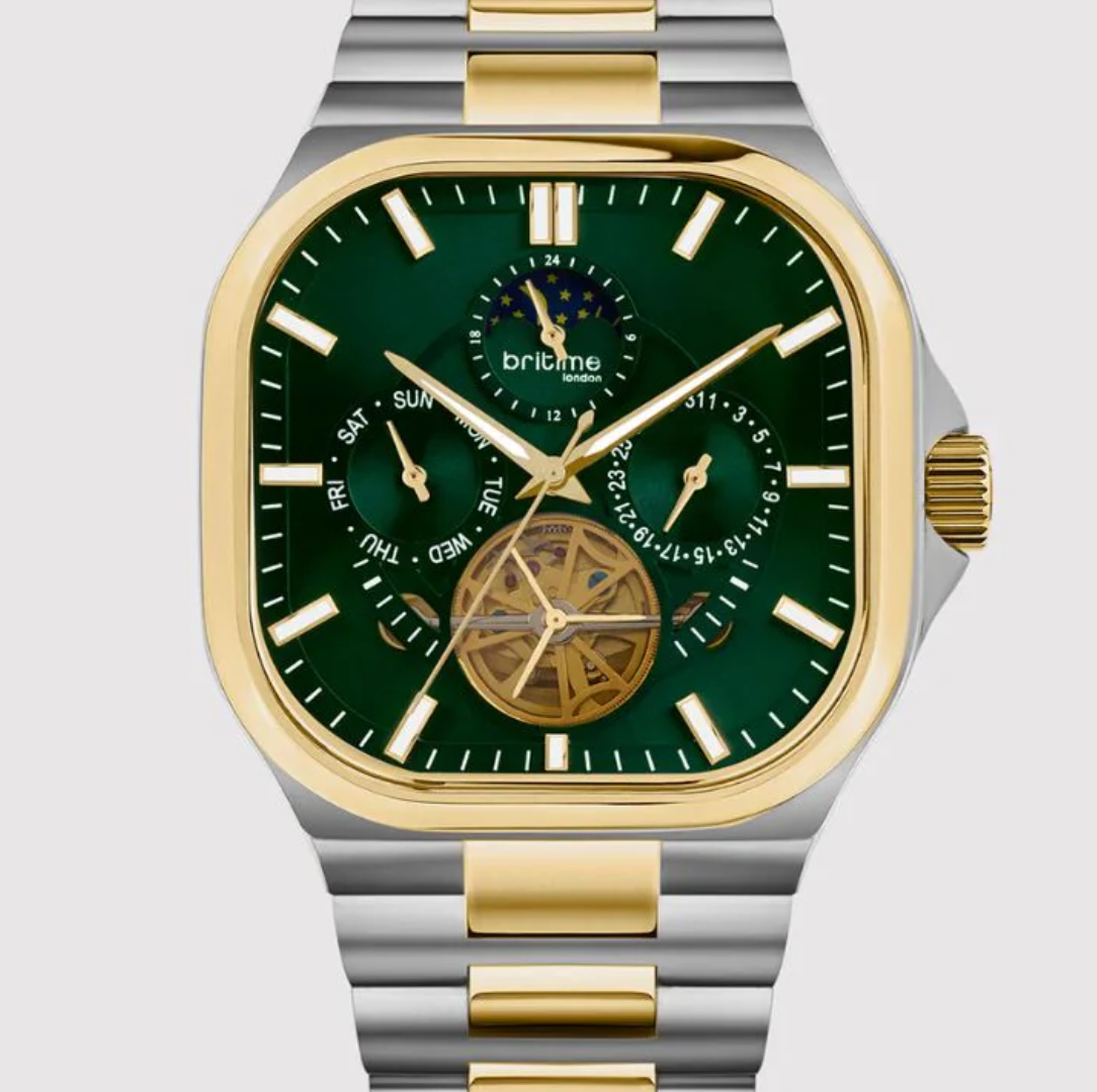 Britime Automatic Green Men's Watch 493-M121404