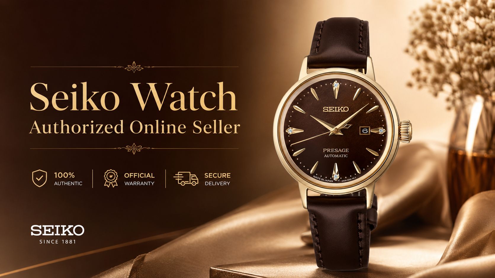 Seiko Watch Authorized Online Seller - The Time Square