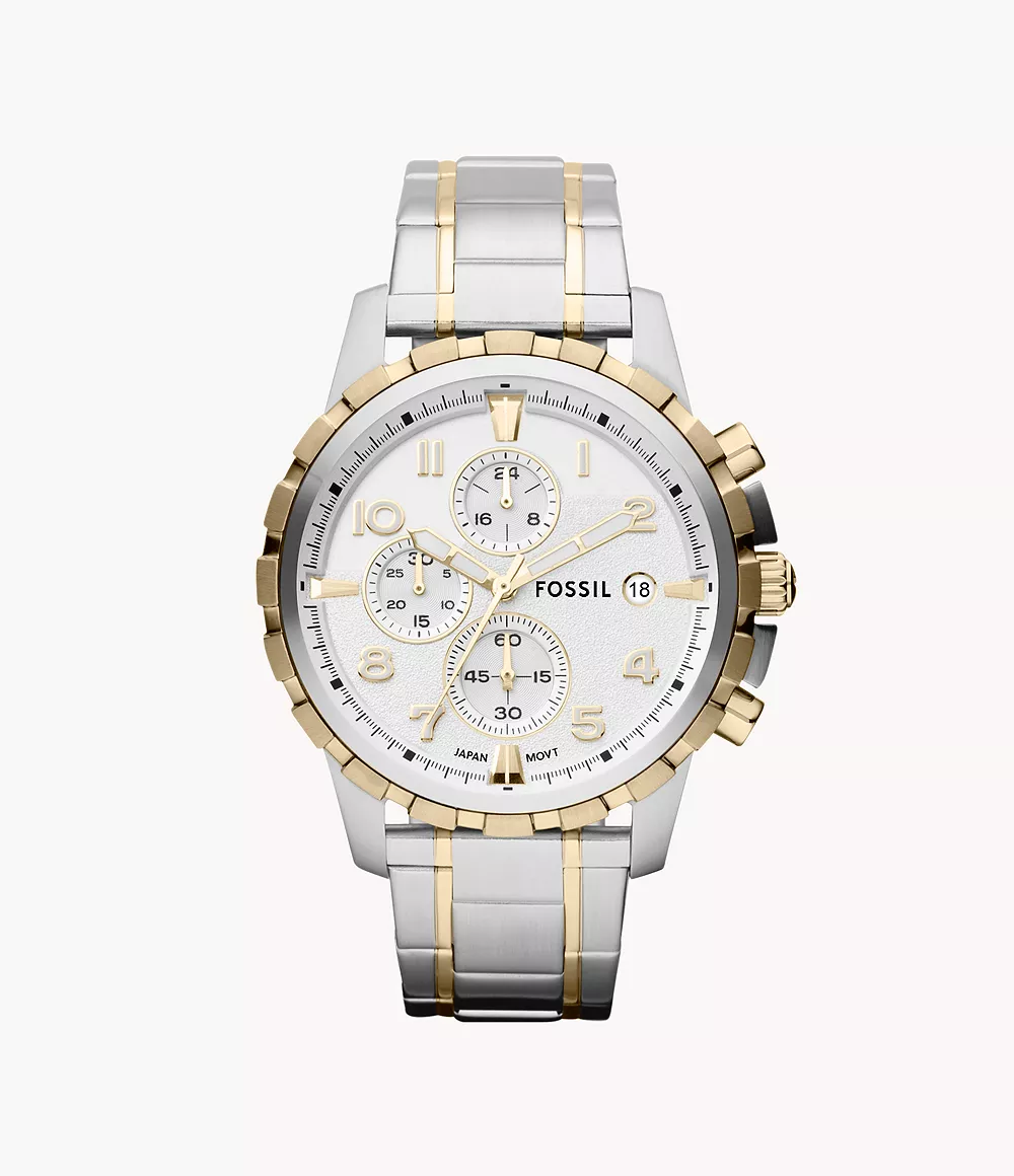 Dean Chronograph Stainless Steel Watch Fossil