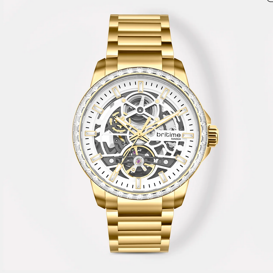 Vantor Men Automatic White Dial Analog Metal Watch 585-M20302