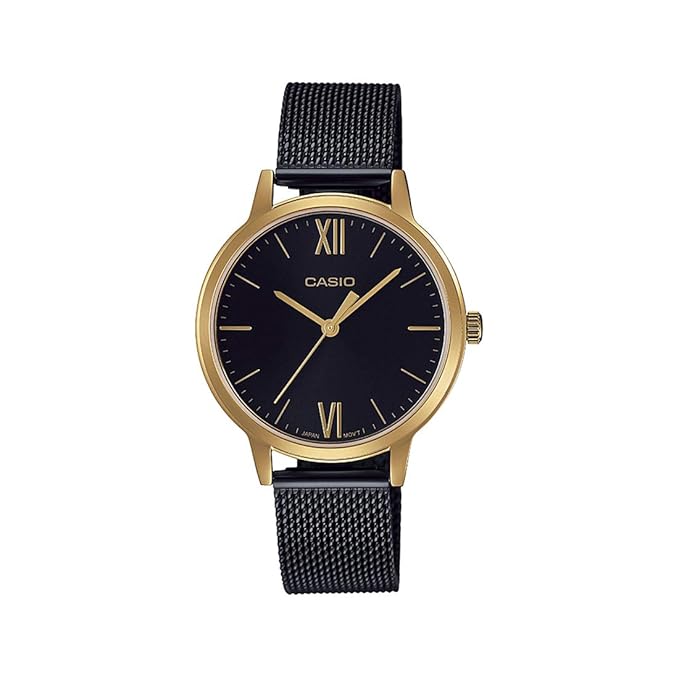 Casio Enticer Ladies Analog Black Dial Women's Watch LTP-E157MGB-1BDF