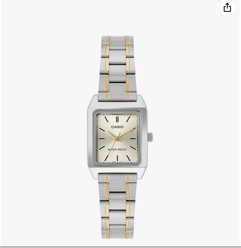 Enticer Women Quartz Gold Dial Analog Stainless Steel Watch A2294