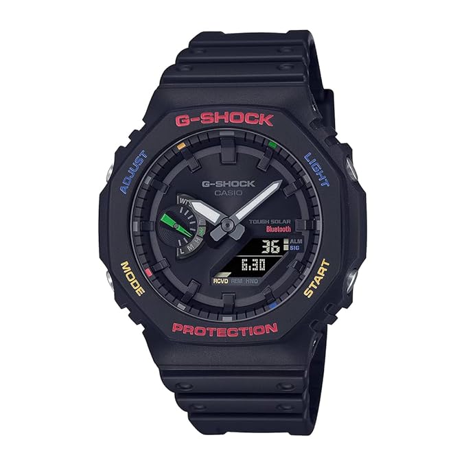 G-Shock Men Quartz Black Dial Analog-Digital Resin Watch  GA-B2100FC-1A