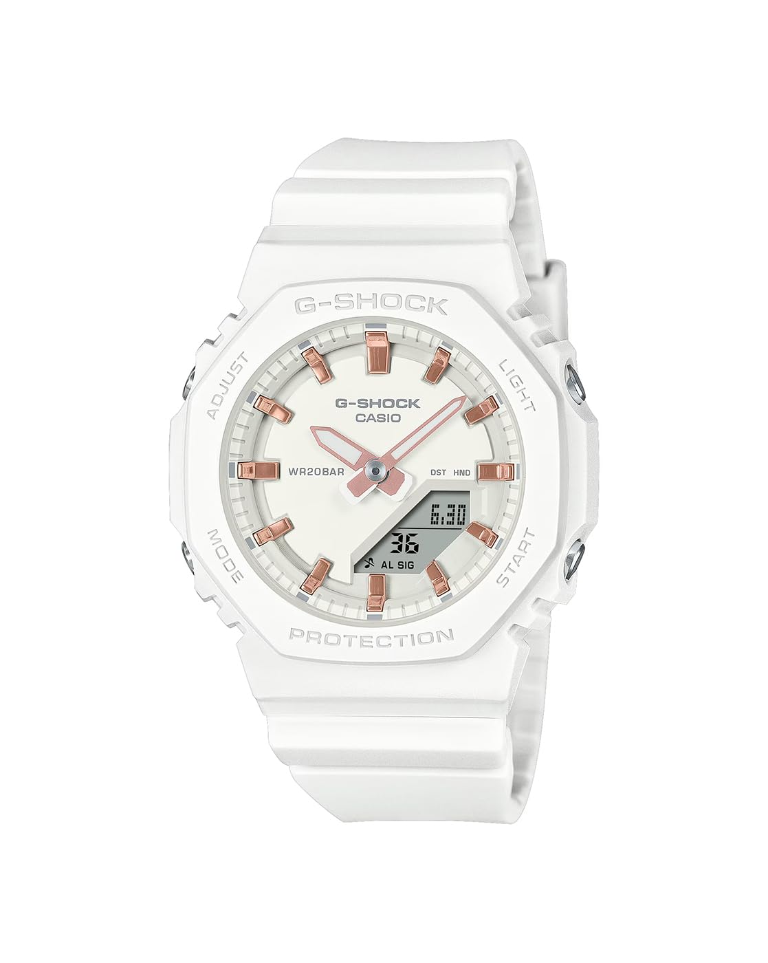 G-Shock Women GMA-P2100M-7ADR Analog-Digital White Dial Women