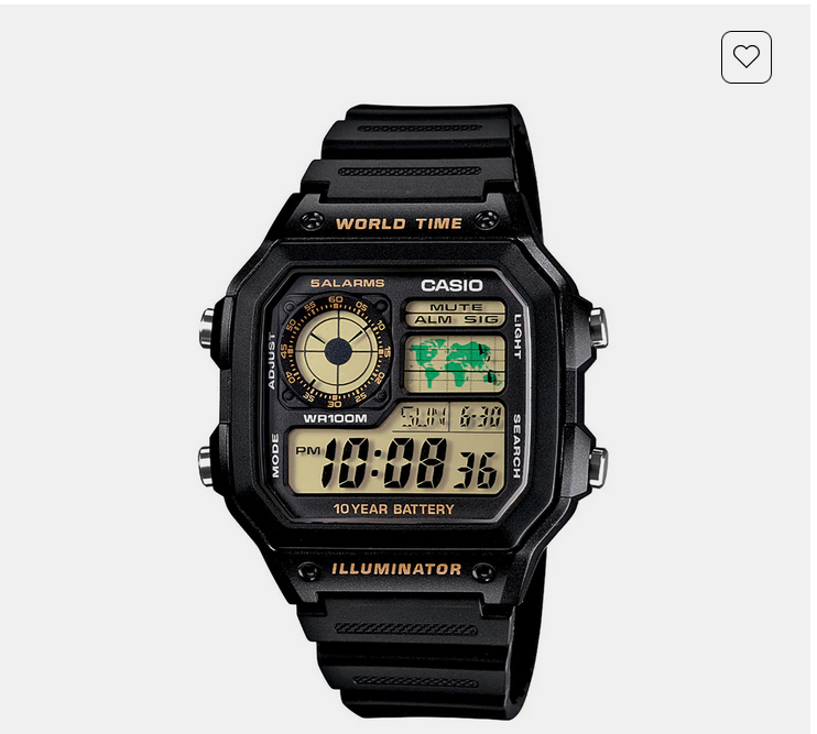 Youth Unisex Quartz Black Dial Digital Resin Watch D098