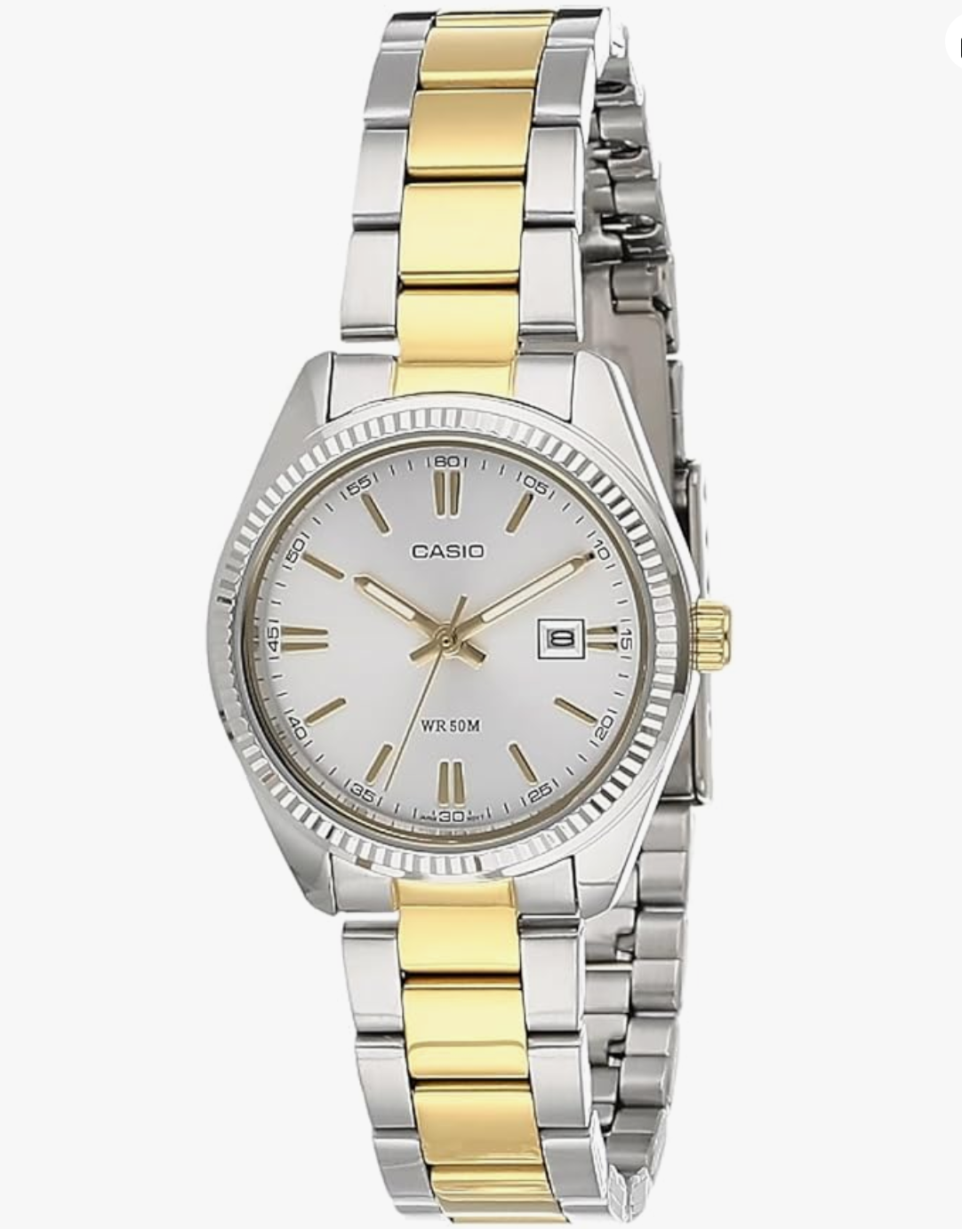 Casio Enticer Ladies Analog White Dial Women's Watch - LTP-1302SG-7AVDF(A478)
