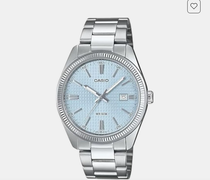 Enticer Men Quartz Blue Dial Analog Stainless Steel Watch A2394