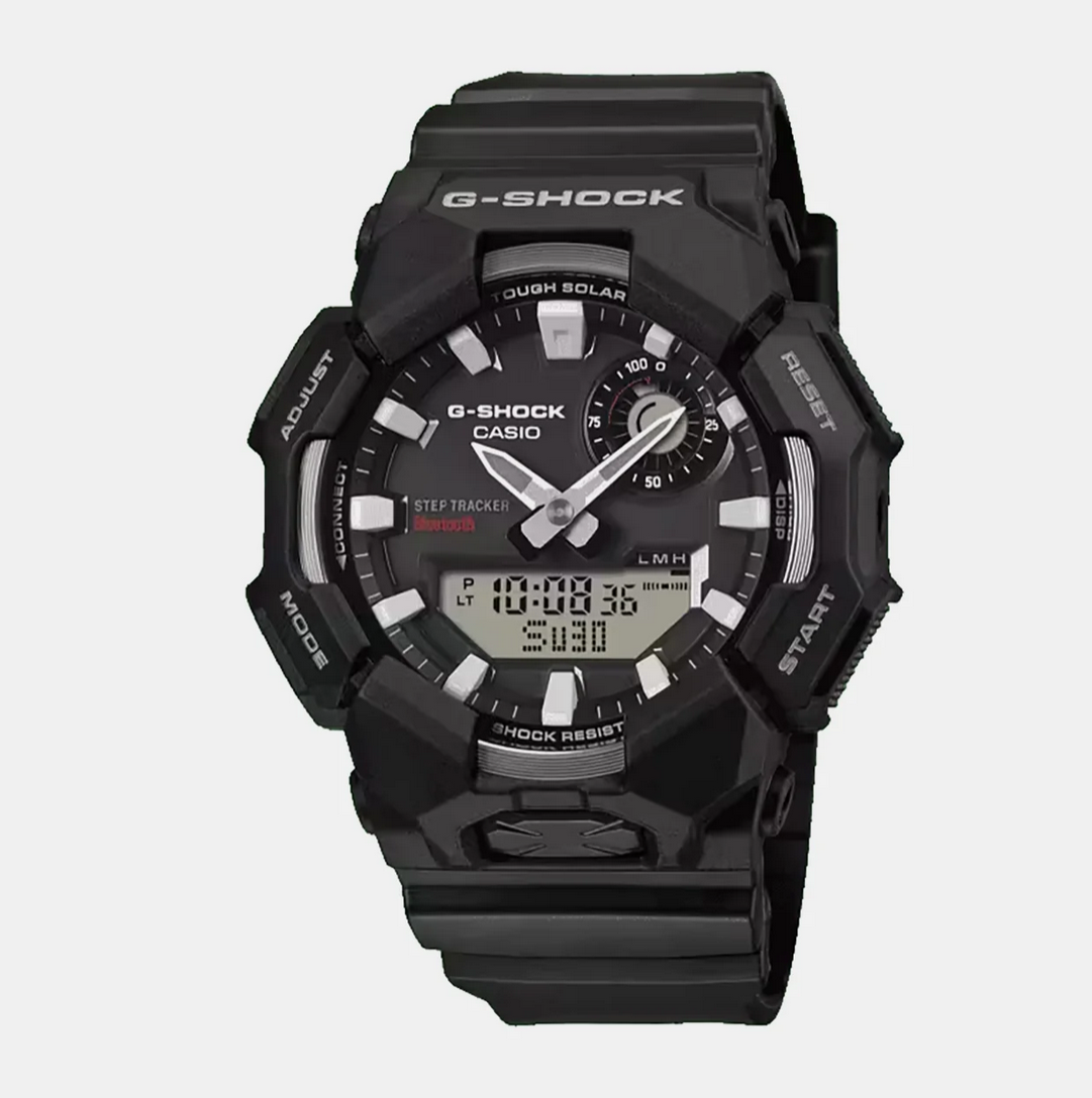 G-shock Men Solar Black Dial Analog-Digital Resin Watch G1755