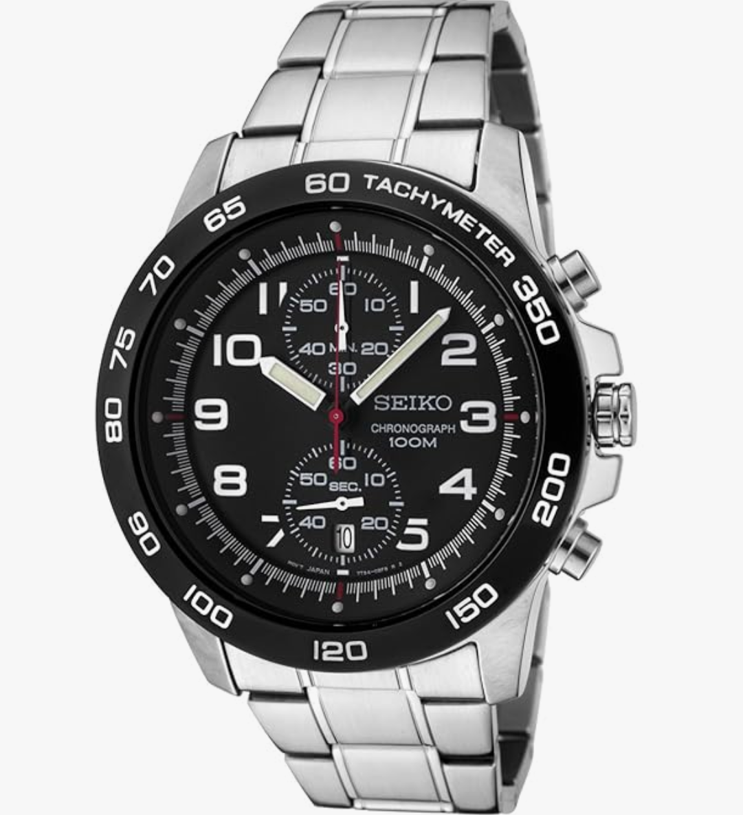 Seiko Analog Black Dial Men's Watch - SNN193P1