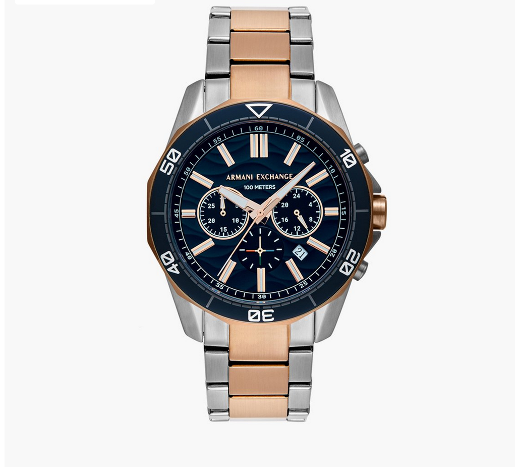 Armani Exchange Two Tone Watch AX1965