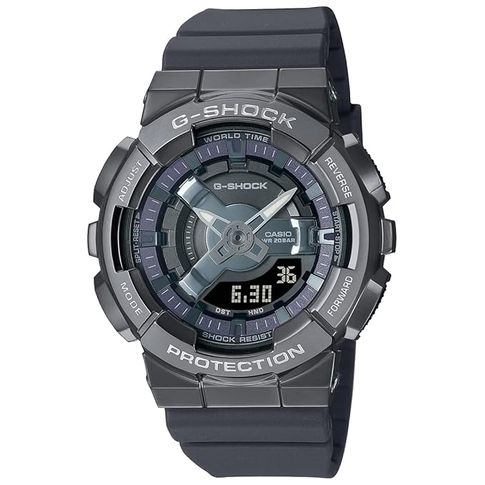 G-Shock  Gray Analog-Digital Dial Grey Resin Strap Women's Watch GM-S110B-8ADR